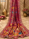 KcPc Designer Georgette Kalamkari Dupatta with Heavy Embroidery