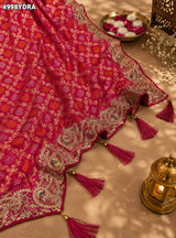 KcPc Traditional Georgette Banarasi Dupatta with Designer Embroidery