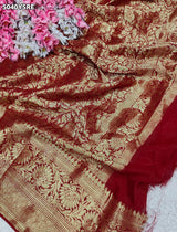 KcPc Traditional Bandhani Style Viscose Silk Saree with Elegant Zari Weaving SSM