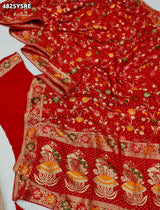 KcPc Banarasi Style Georgette Saree with Zari Weaving Festive Wear SareeVKFH
