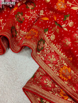 KcPc Banarasi Style Georgette Saree with Zari Weaving Festive Wear SareeVKFH