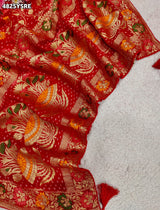 KcPc Banarasi Style Georgette Saree with Zari Weaving Festive Wear SareeVKFH