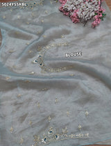 KcPc Designer Tissue Silk Saree with Elegant Embroidery Work AJD