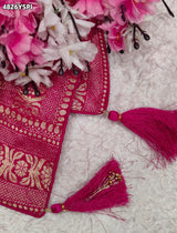 KcPc Traditional Banarasi Style Georgette Saree with Beautiful Zari WeavingVKFH