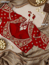 KcPc Designer Tissue Silk Saree with Heavy Embroidery WorkHSE