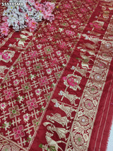 KcPc Banarasi Style Silk Saree with Zari Weaving for Festive Wear