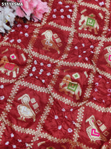 KcPc Banarasi Style Silk Saree with Zari Weaving for Festive Wear