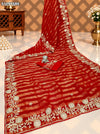 KcPc Traditional Ho Creap Silk Saree with Embroidery Work for Festive Wear