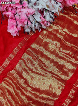 KcPc Designer Gaji Silk Saree with Zari Pallu Work for Festive Wear