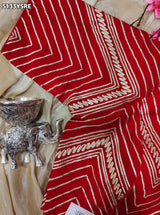 KcPc Designer Gaji Silk Saree with Zari Pallu Work for Festive Wear