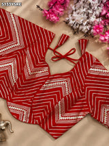 KcPc Designer Gaji Silk Saree with Zari Pallu Work for Festive Wear