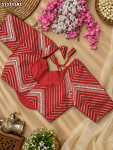 KcPc Designer Gaji Silk Saree with Zari Pallu Work for Festive Wear