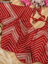 KcPc Designer Gaji Silk Saree with Zari Pallu Work for Festive Wear