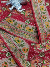 KcPc Georgette Banarasi Style Saree with Zari Weaving for Festive Wear