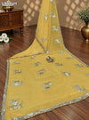 KcPc Designer Style Georgette Saree Featuring Traditional Gota Work