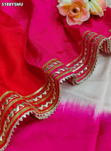 KcPc HO Silk Designer Saree with Traditional Gotapatti Work