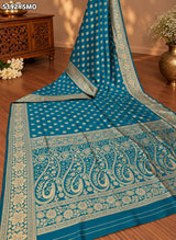 KcPc Banarasi Silk Saree with Traditional Zari Weaving