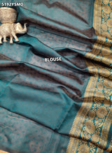 KcPc Banarasi Silk Saree with Traditional Zari Weaving