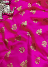 KcPc Traditional Banarasi Silk Saree with Zari Weaving and Blouse