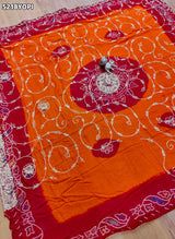 KcPc Traditional Ojariya Pila Chunri with Intricate Zardoji Work