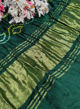 KcPc Semi Gaji Silk Bandhani Dupatta withTraditional Design