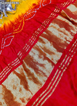 KcPc Designer Semi Gaji Silk Bandhani Style Dupatta