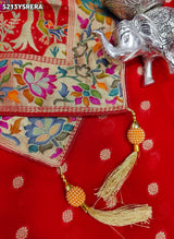 KcPc Traditional Kalamkari Artistry on Luxurious Georgette Saree