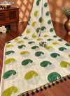 KcPc Kota Doria Printed Saree with Zari Weaving for Festive WearSWA