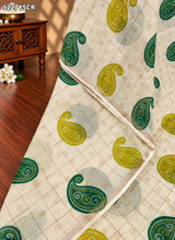 KcPc Kota Doria Printed Saree with Zari Weaving for Festive WearSWA