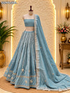 KcPc Traditional Tissue Silk Lehenga with Designer Gotapatti WorkRRF