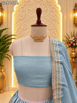 KcPc Traditional Tissue Silk Lehenga with Designer Gotapatti WorkRRF