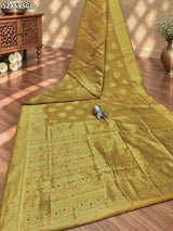 KcPc Banarasi Silk Traditional Saree with Banarasi Zari Weaving and Blouse for Festive Wear