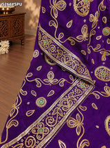 KcPc HO Silk Festive Saree with Traditional Gota Patti Work and BlouserRKSH