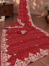 KcPc Ojariya Traditional Saree with Gota Patti Work and Blouse for Festive WearRKSH
