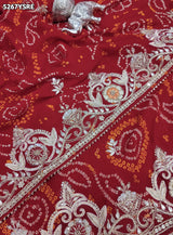 KcPc Ojariya Traditional Saree with Gota Patti Work and Blouse for Festive WearRKSH