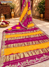 KcPc Semi Gaji Silk Traditional Bandhani Saree with Elegant Gotapatti WorkRG