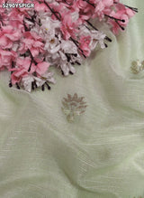 KcPc Kota Doria Banarasi Style Saree with Traditional Kashida Work for Festive Wear SWA