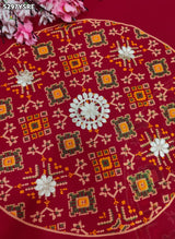 KcPc Georgette Patola Style Saree with Traditional Gotapatti Work for Festive WearPDM