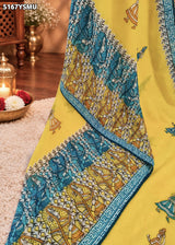 KcPc Georgette Printed Style Designer Festive Saree with BlouseSWC