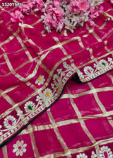 KcPc Georgette Gharchola Gotapatti Festive Wear Saree with BlousePDM