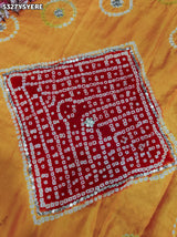KcPc Gaji Silk Traditional Gotapatti Work Saree for Women with BlouseRGC