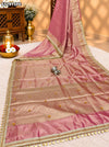 KcPc Tissue Silk Banarasi Style Embroidery Ghunghru Work SareeRGC