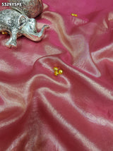 KcPc Tissue Silk Banarasi Style Embroidery Ghunghru Work SareeRGC
