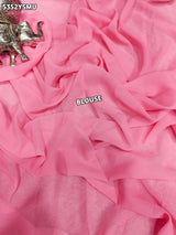 KcPc New Chiffon Leheriya StyleTraditional Saree BKG