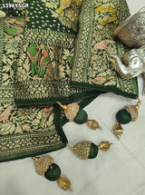 KcPc New Traditional Georgette Meenakari Style Saree with Rich Zari Weaving MOHI