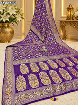 KcPc Latest Traditional Georgette Meenakari Style Saree with Rich Zari Weaving MOHI