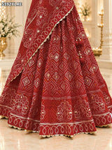KcPc Traditional Creap Silk Bandhani Lehenga with Designer Cutdana Work