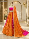 KcPc Designer HO Silk Lehenga with Traditional Gotapatti Work