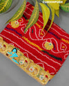 KcPc New Beautifull Heavy Belbutti pure Laddu Gopal OdhnaChunri (Pure Georgette Fabric)