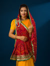KcPc Exclusive Marwadi chunri Pila Broach Stole